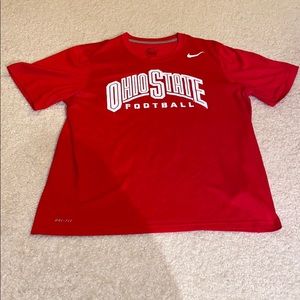 Men’s Ohio State Football Dri-Fit Shirt L
